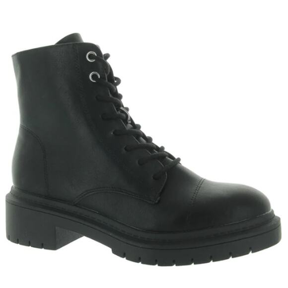 Style &  Co Zaharaa Lace up Boot in Black New Size 9 - Picture 1 of 7